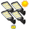Kit de 4 Lámparas Led Solares con Sensor de Movimiento